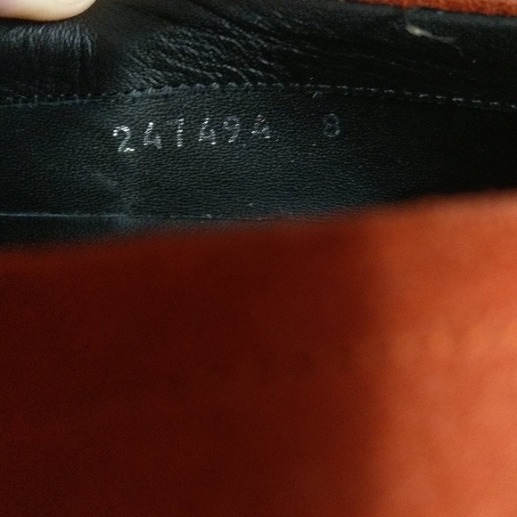 Gucci Red Suede Loafers - Picture 3 of 8